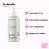 Shampoo para Bebé de Manzana y Gel de Baño 2 en 1: en detalle (frasco de 473 ml, aroma dulce manzana, línea baby leaves, bebés de 0 a 2 años)