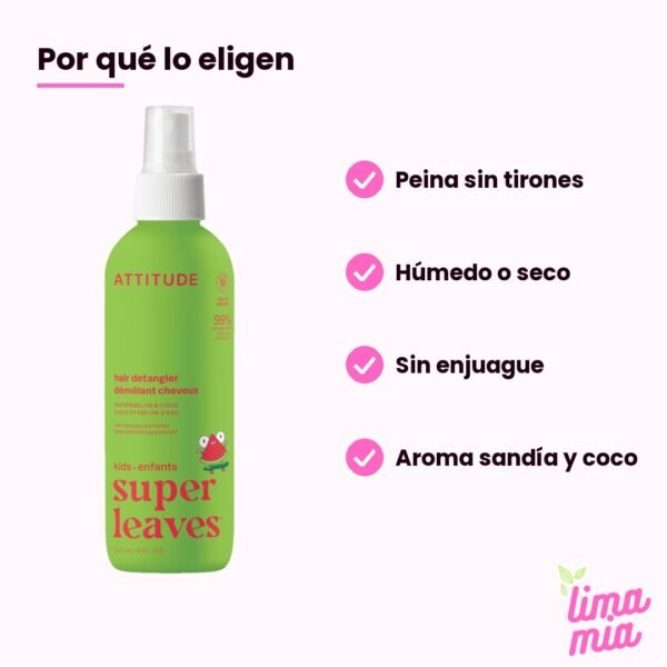 Spray desenredante ATTITUDE: por qué lo eligen